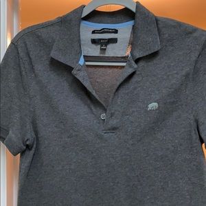 Banana Republic charcoal polo shirt